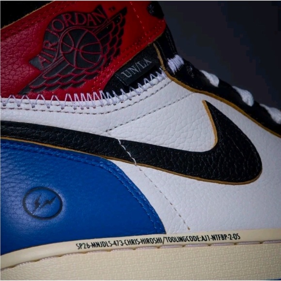 Air Jordan 1 Retro High OG x Union x Fragment Men's ShoesSize: M 5 / W 6.5